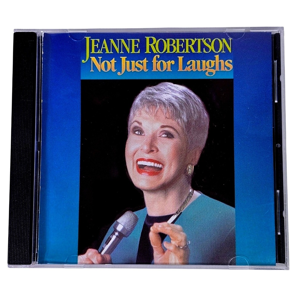 Jeanne Robertson Not Just for Laughs CD 1998 Southern Comedy Blue Jewel Case EUC